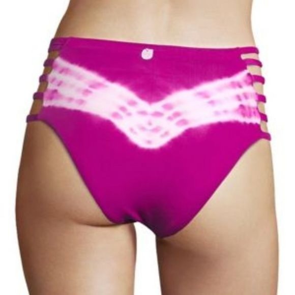 Entreaguas Hand-Dyed High Waisted Bikini Bottom - Picture 5 of 5